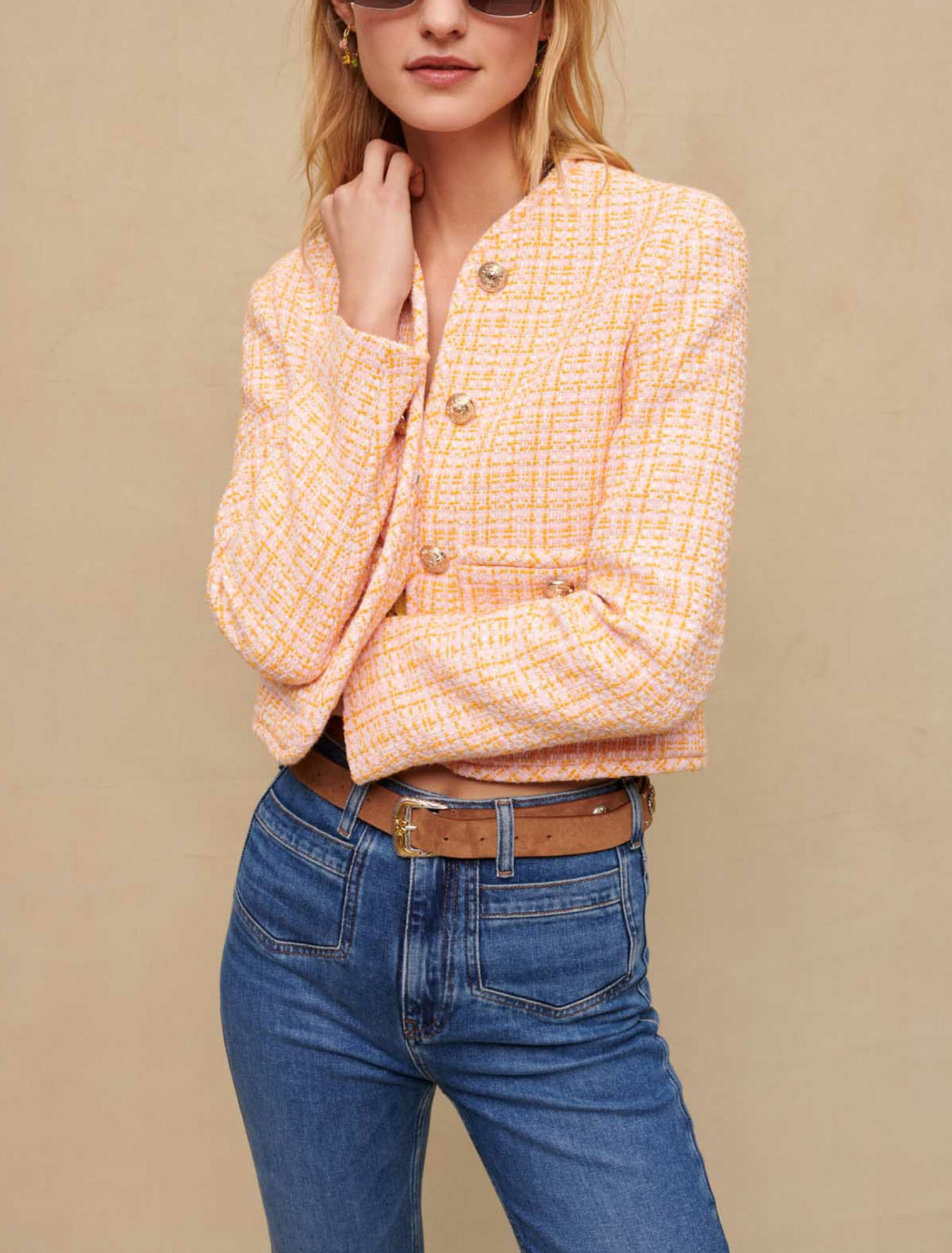 Chaqueta de tweed