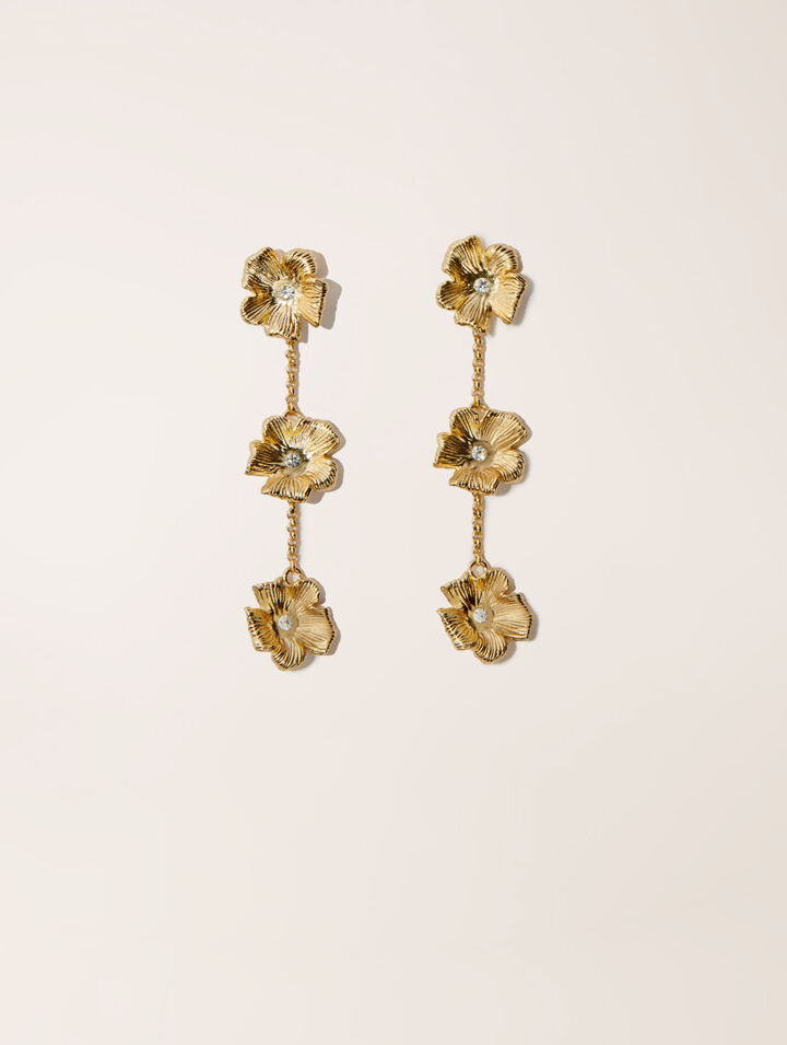 Pendientes flor