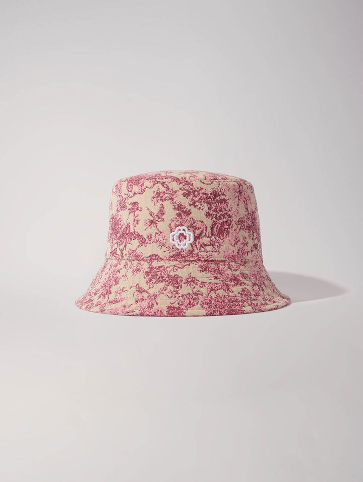 Gorro bob de algodón estampado