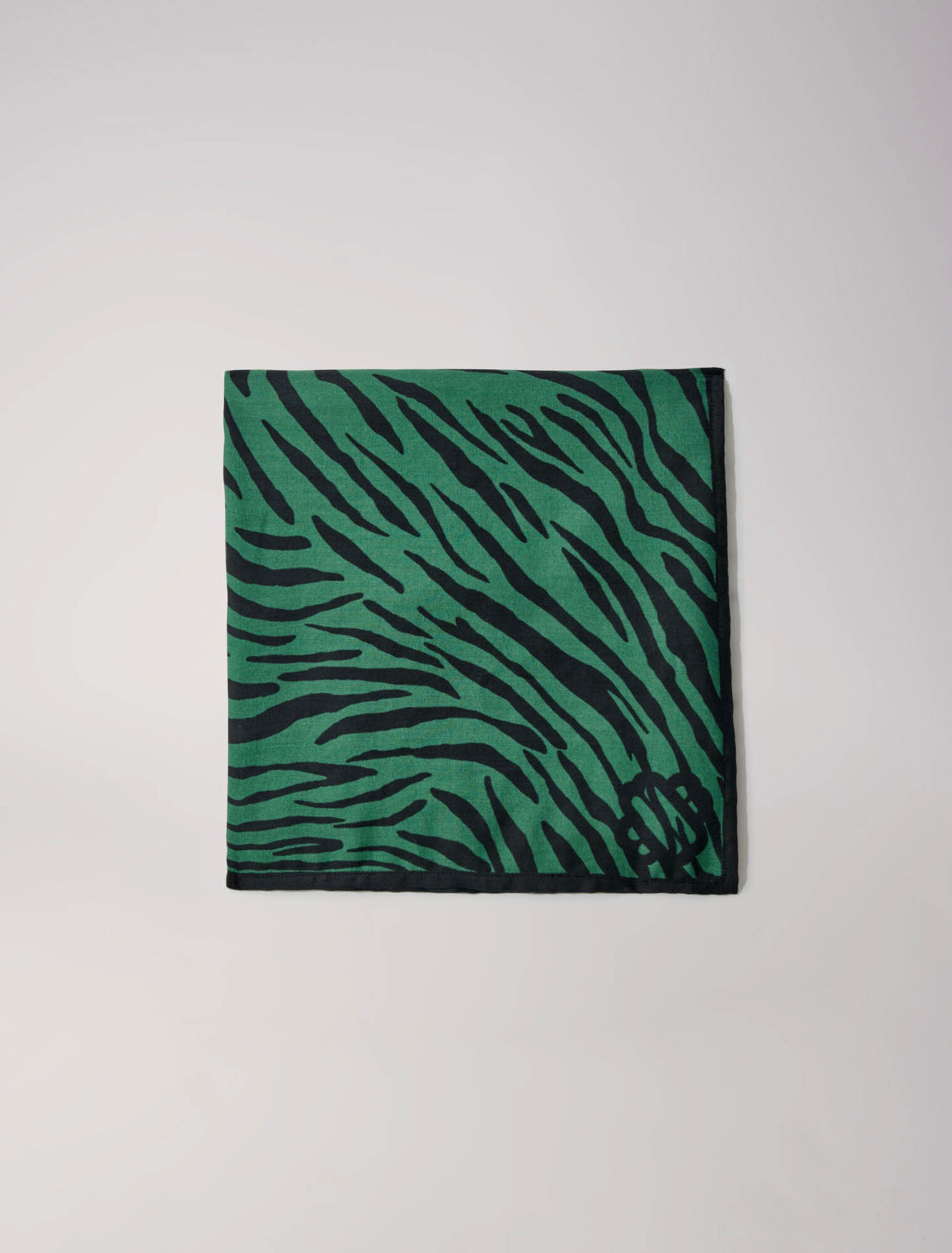 Pañuelo estampado de cebra