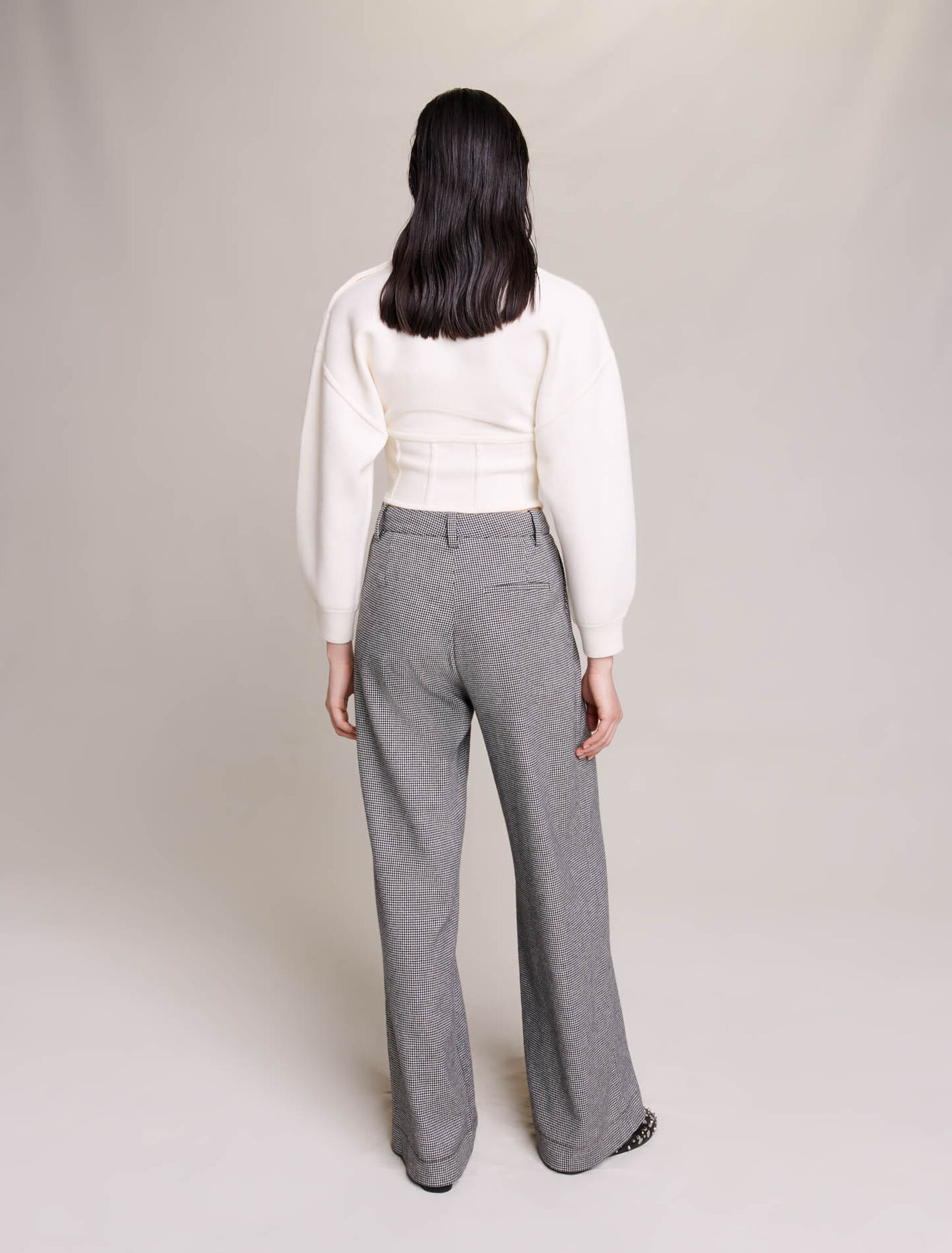Pantalón de traje ancho