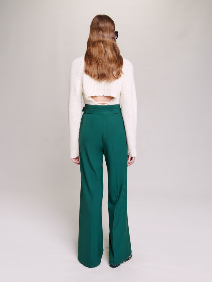 Pantalón de traje ancho