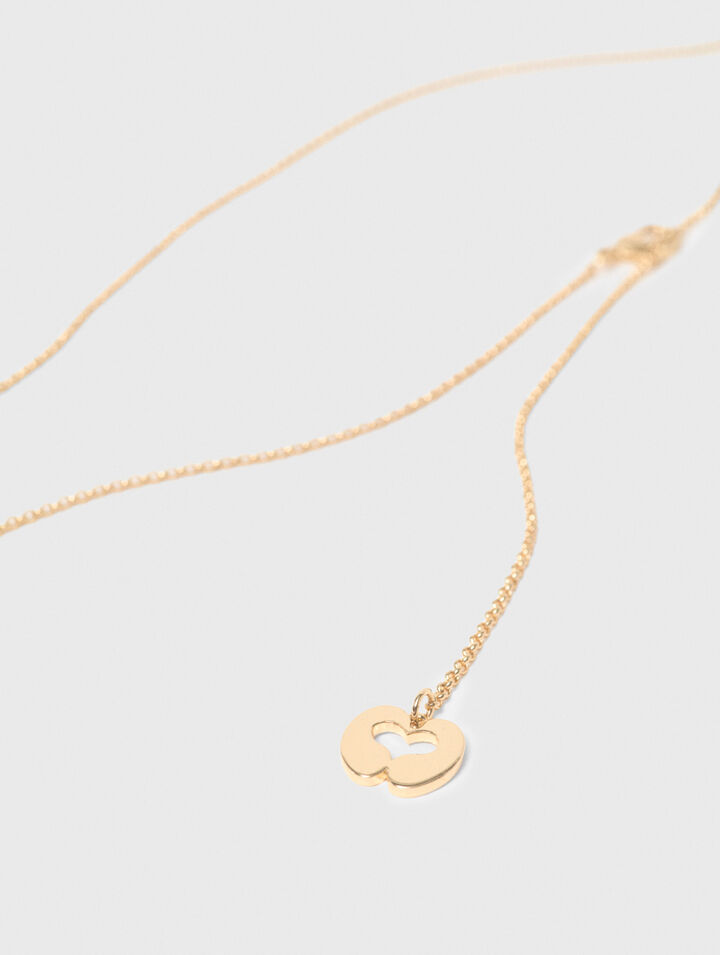 Collar dorado con anillas