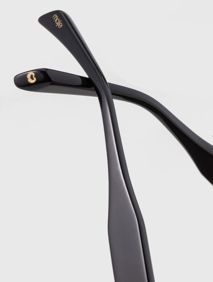 Gafas rectangulares de acetato
