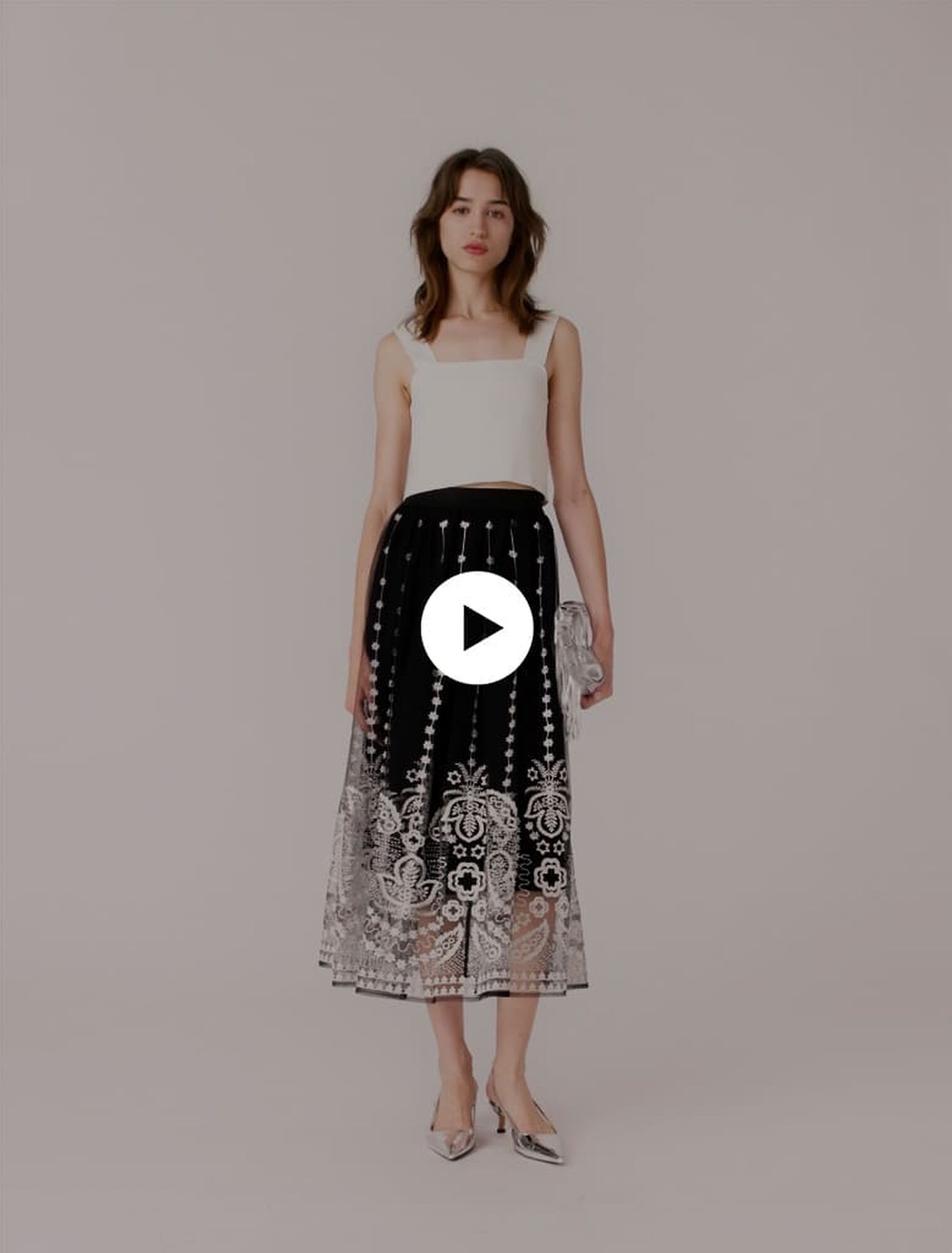Crop top de punto
