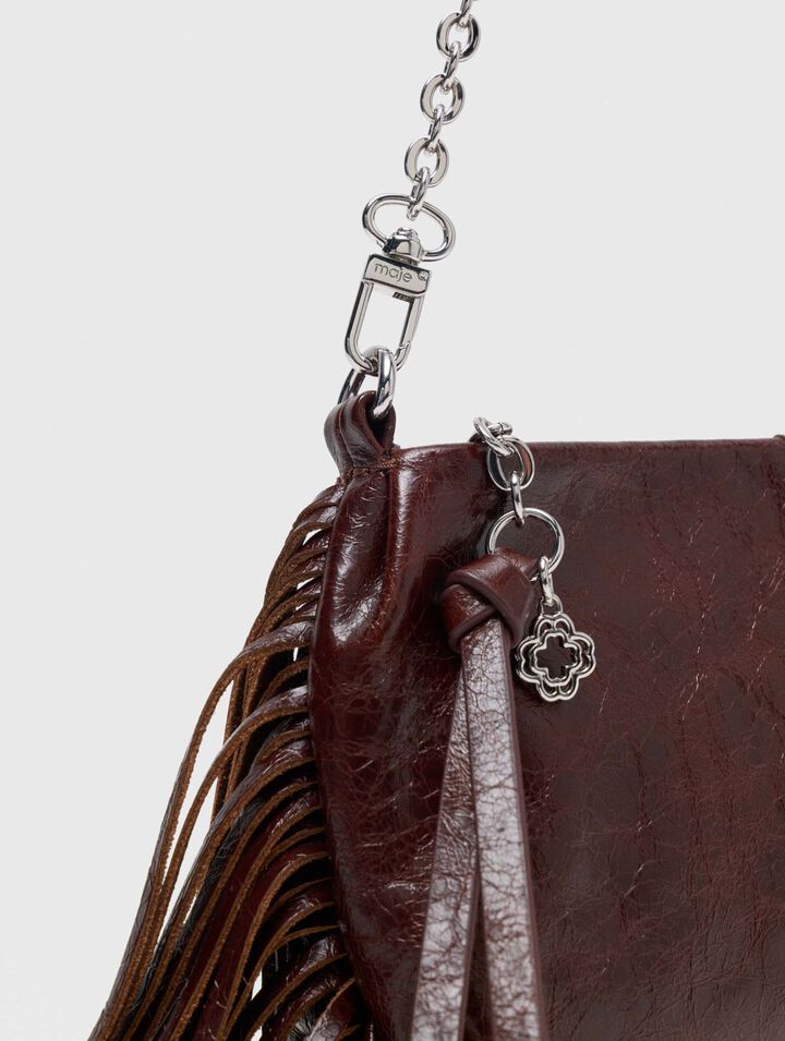 Cartera Miss M pouch cuero barniz