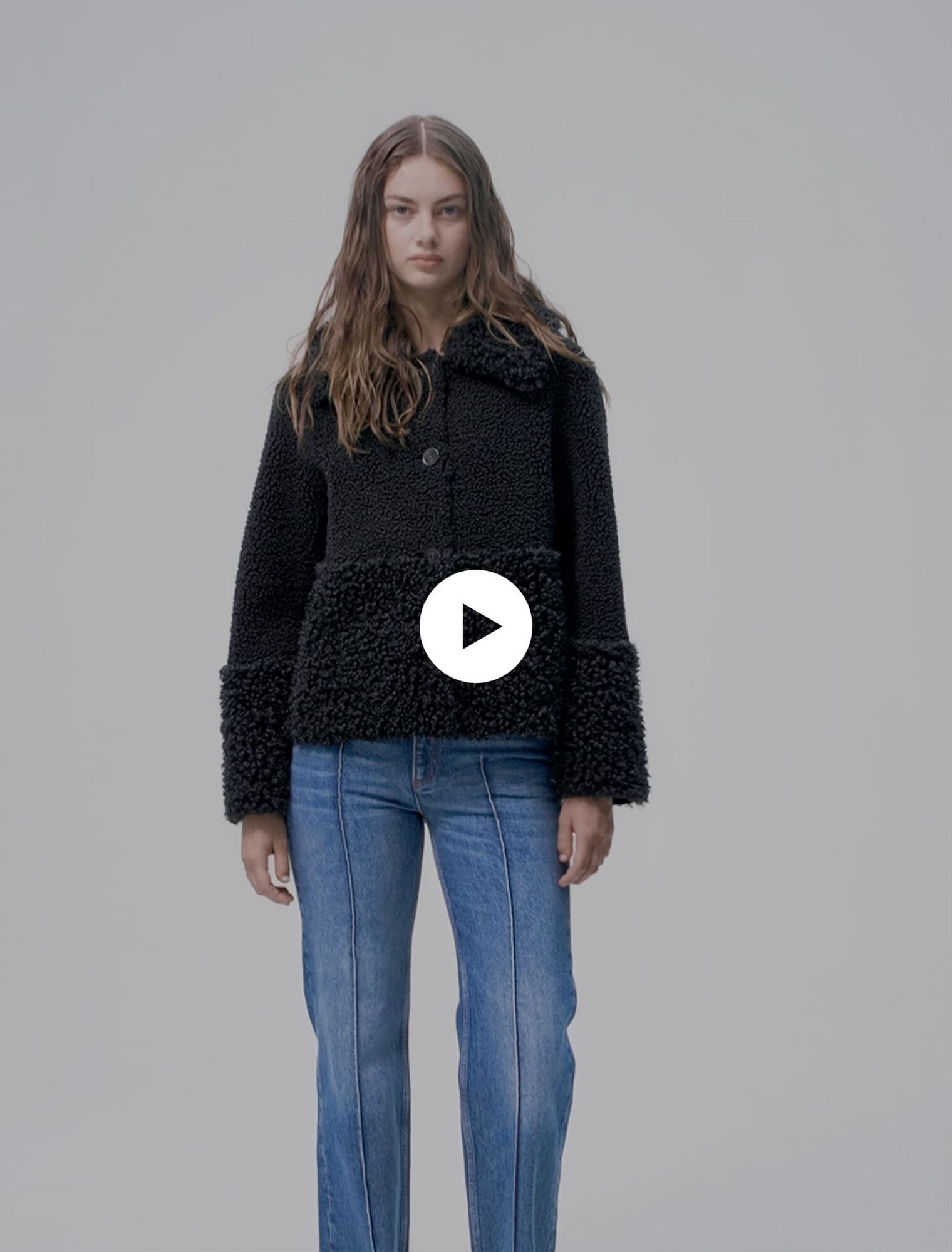 Chaqueta de rizo