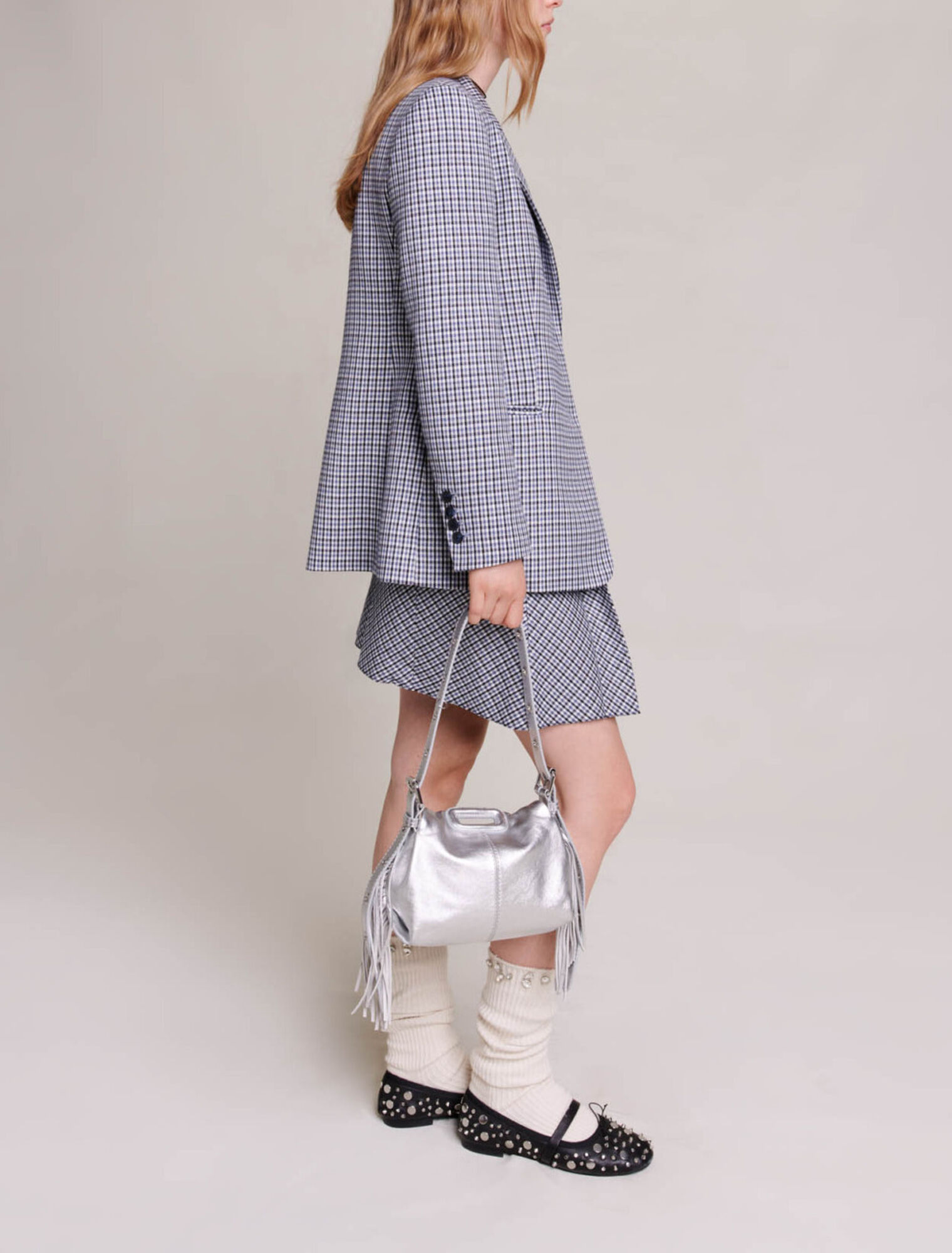 Chaqueta de traje a cuadros