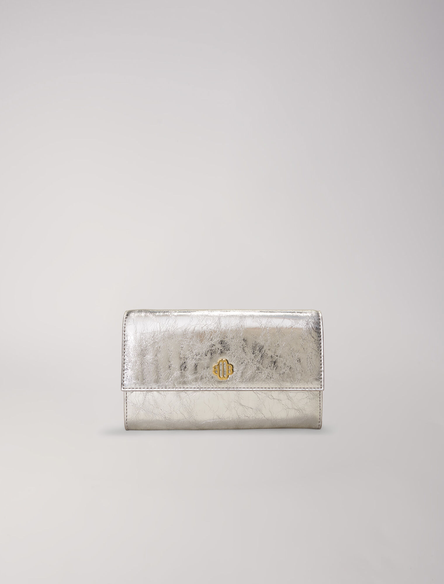 Bolso-cartera metalizado
