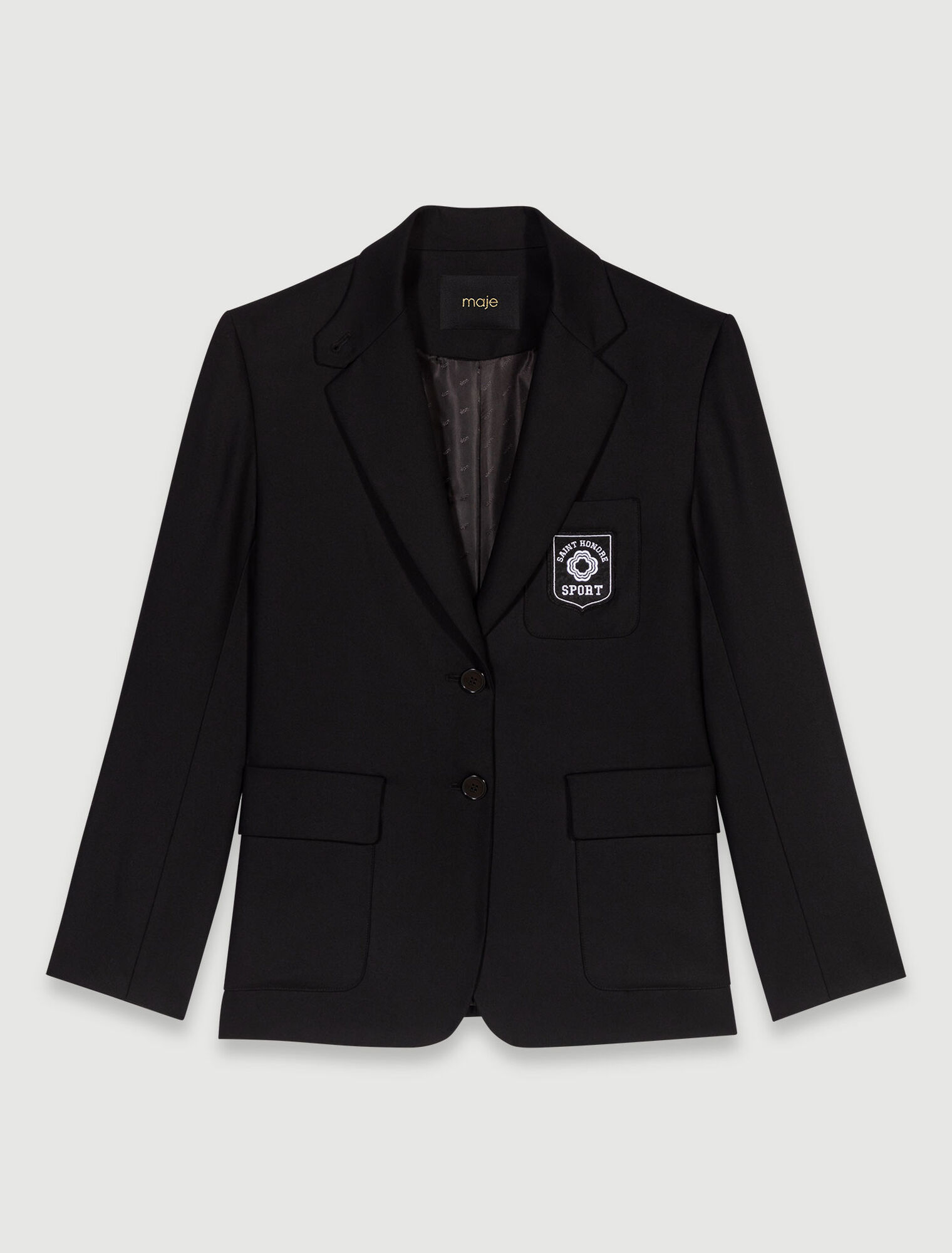 Chaqueta sastre bordada