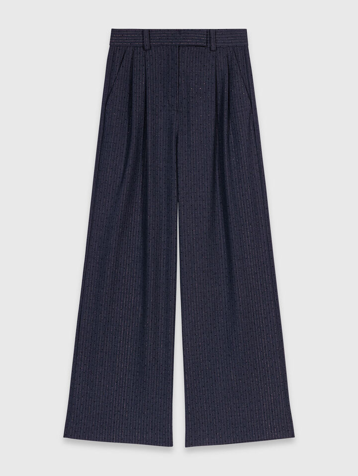 Pantalón de traje con strass