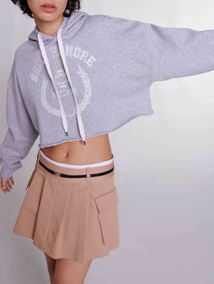 Sudadera crop Saint Honoré