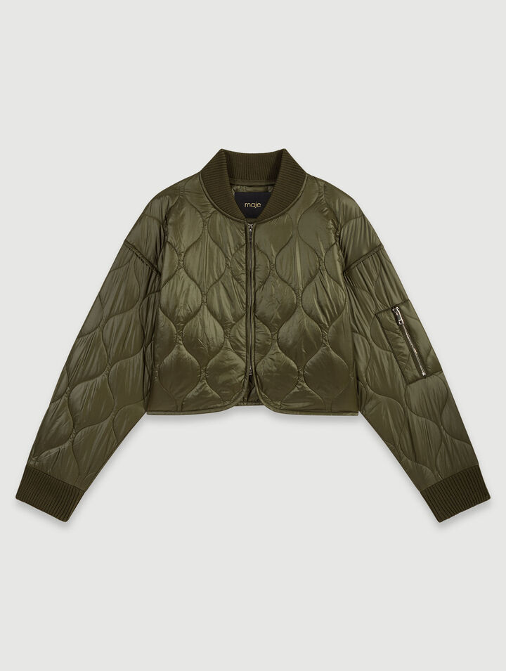 Chaqueta corta acolchada