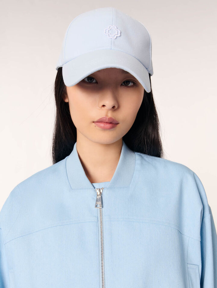 Cazadora bomber corta de denim