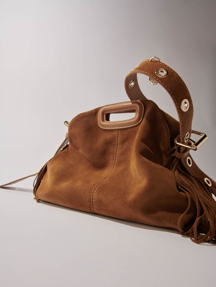 Bolso Miss M de gamuza