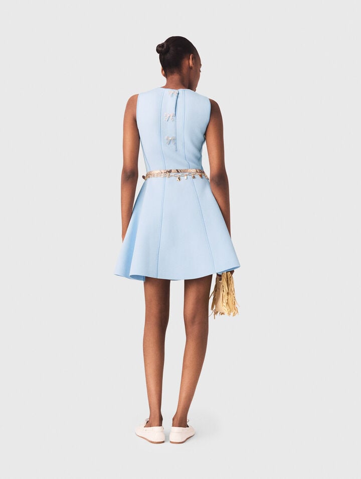 Robe patineuse avec n&oelig;uds bijoux