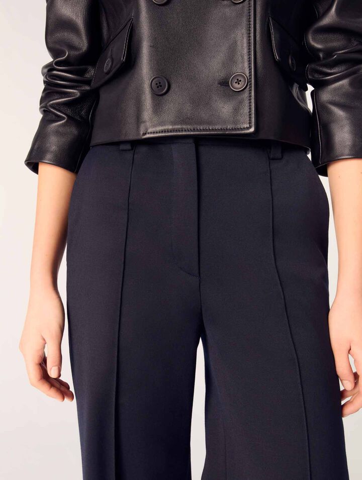 Pantalón sastre con pliegue