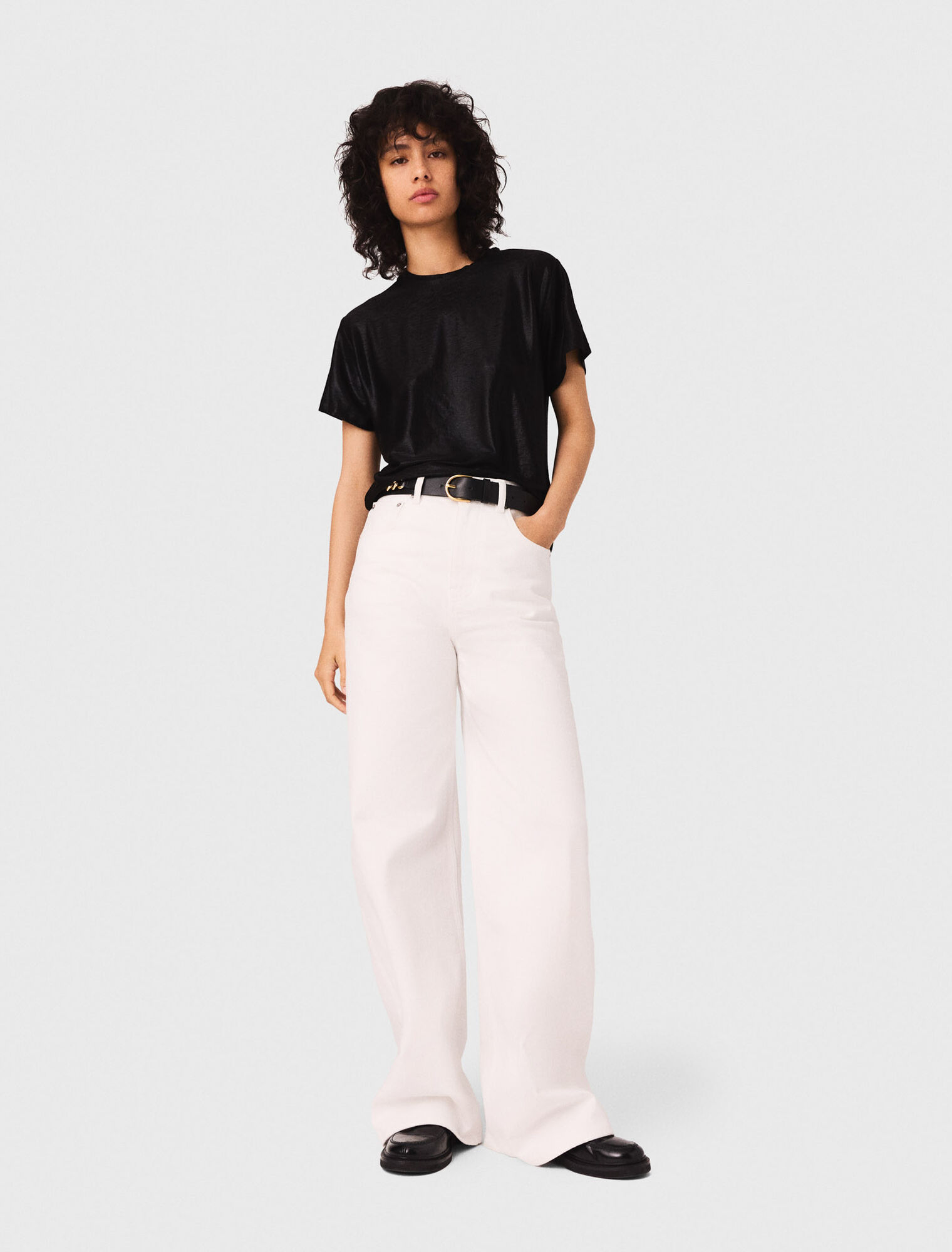 Camiseta de lamé