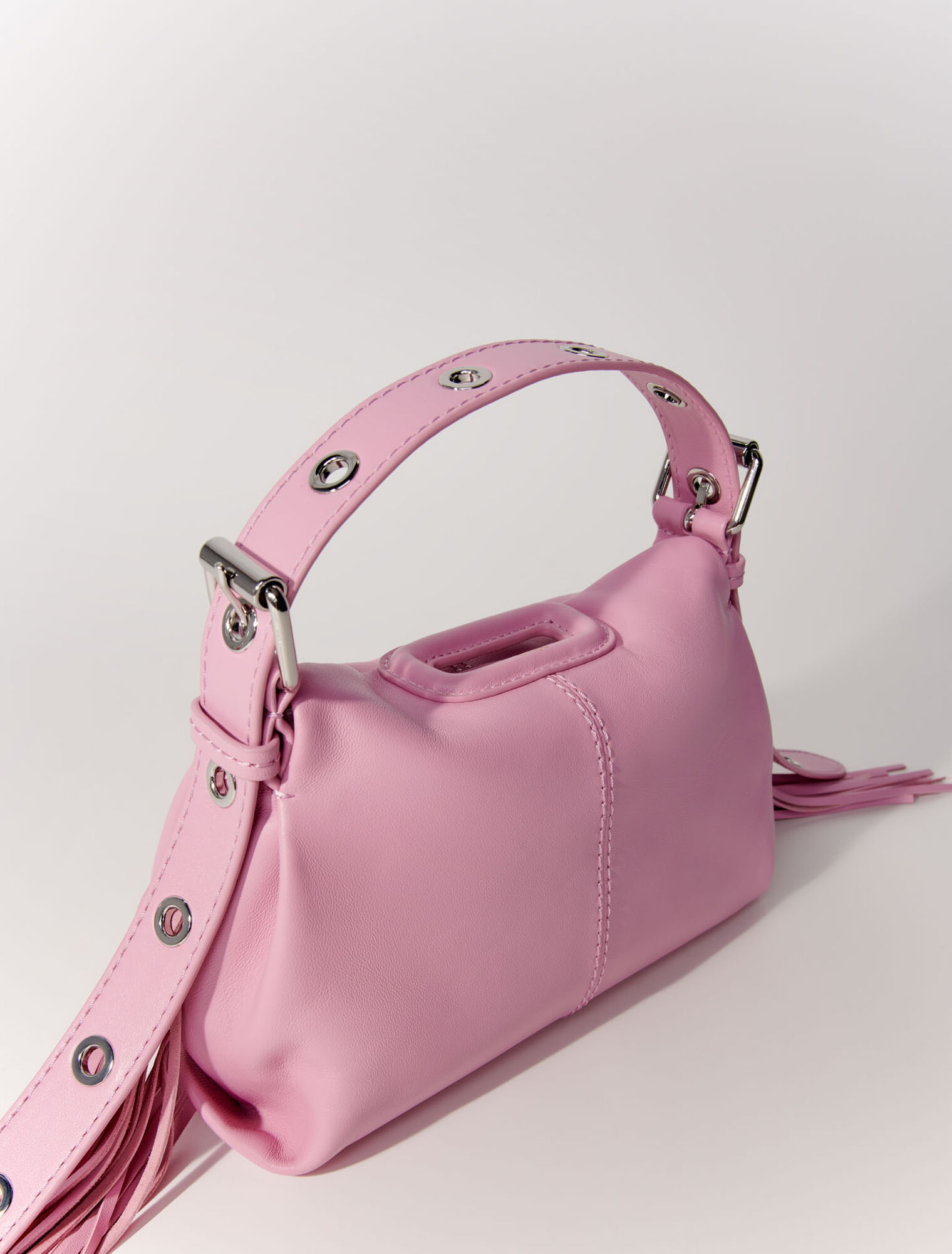 Bolso Miss M mini de cuero liso