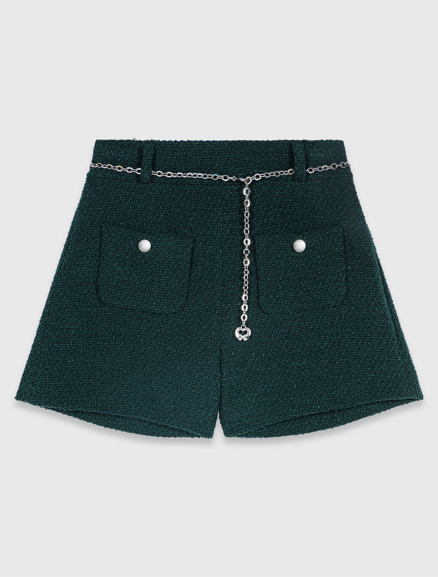 Pantal&oacute;n corto de tweed