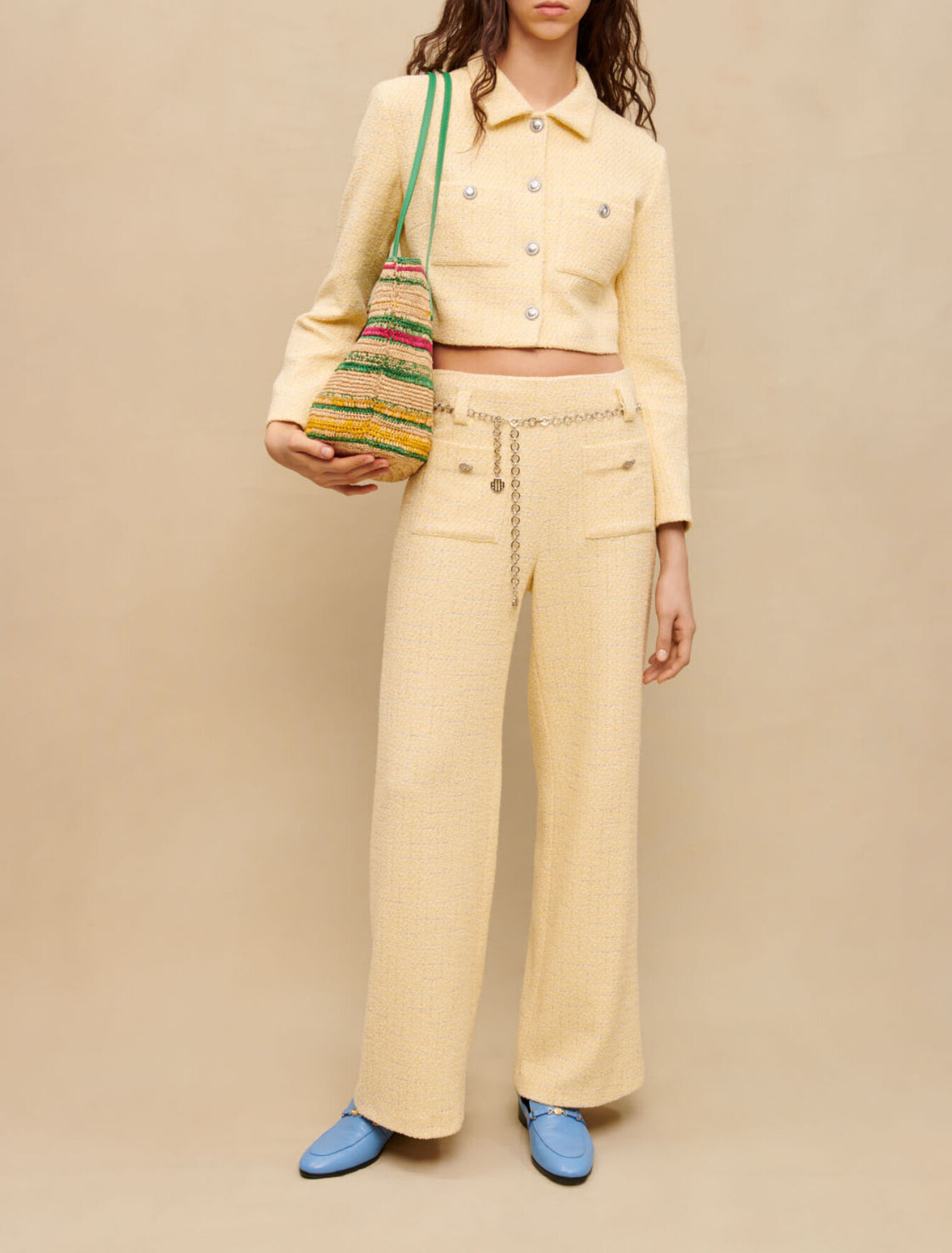 Chaqueta de sastre corta de tweed