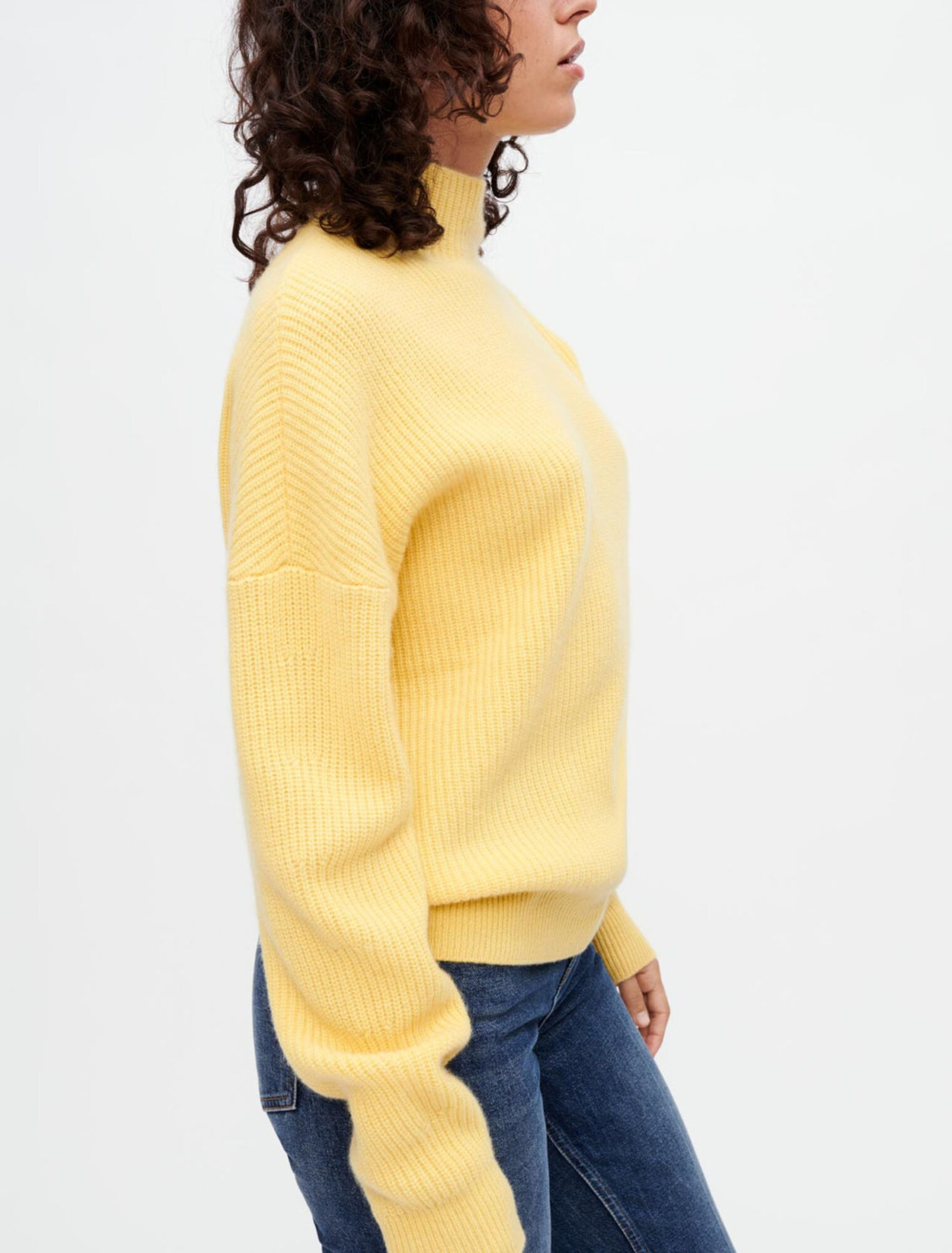 Jersey de cachemira con botones