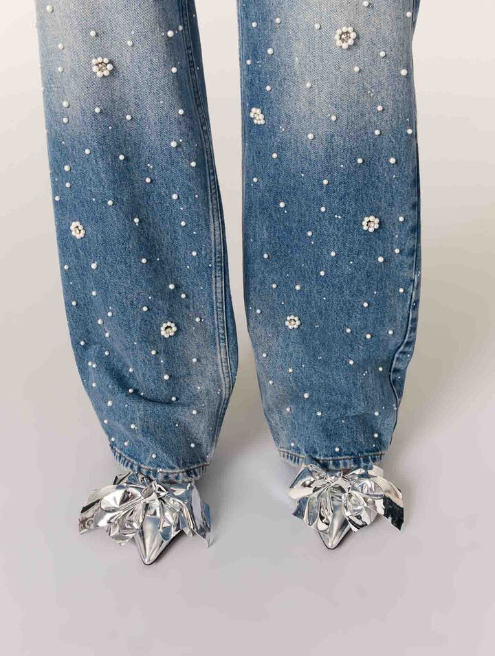 Zapatos de tacón de piel