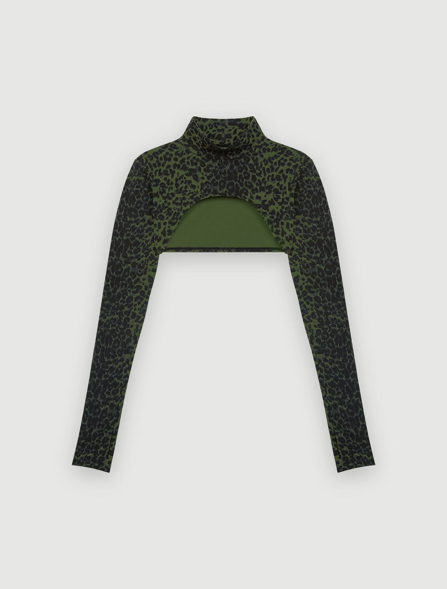Minicrop top estampado