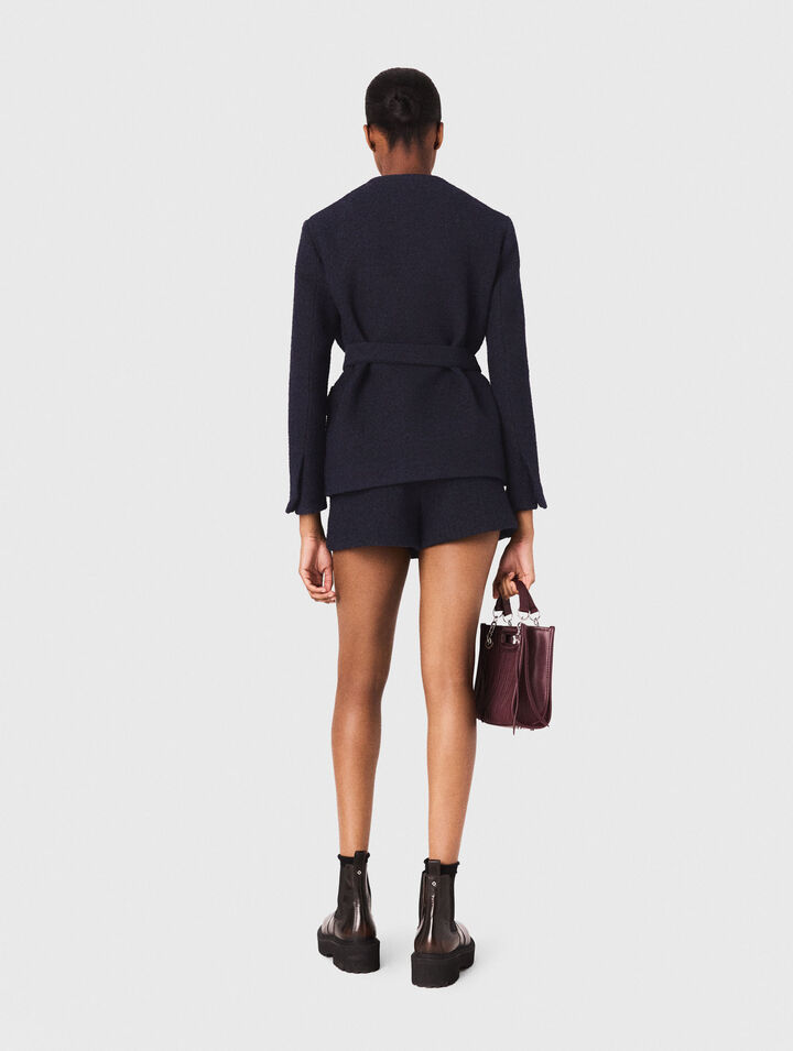 Chaqueta 4 bosillos de tweed