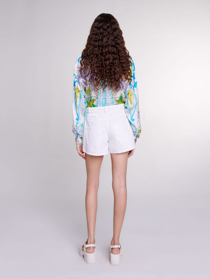 Pantalón corto vaquero
