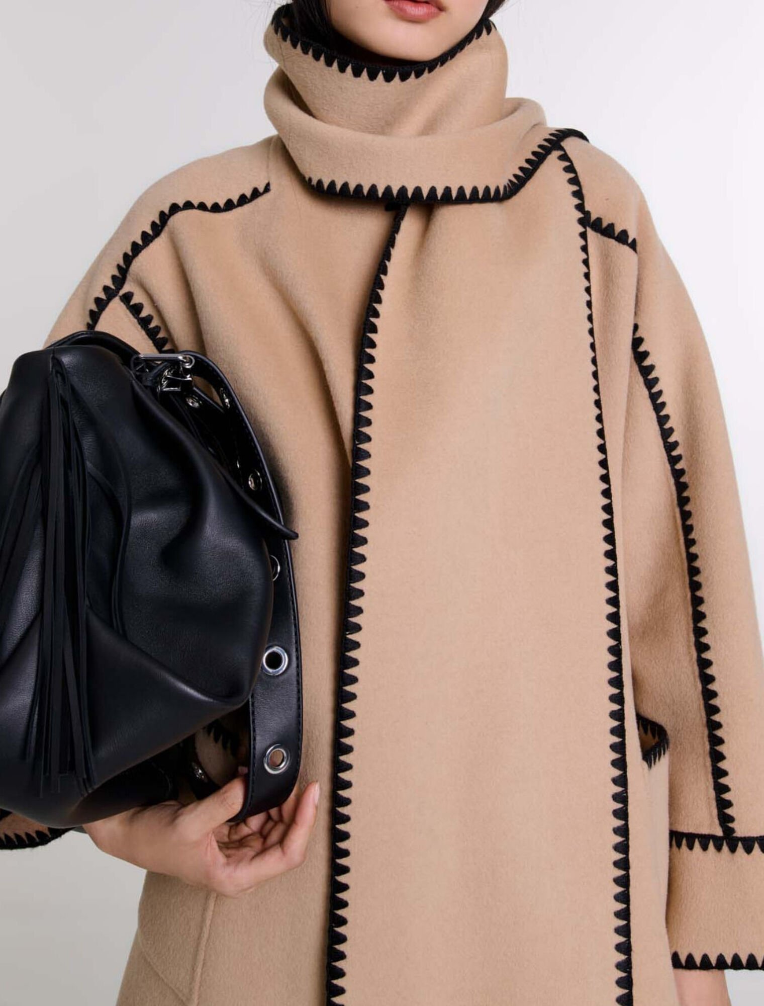 Abrigo bicolor reversible