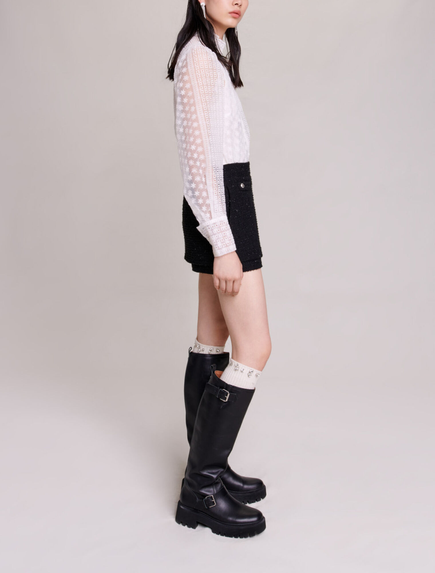 Camisa transparente
