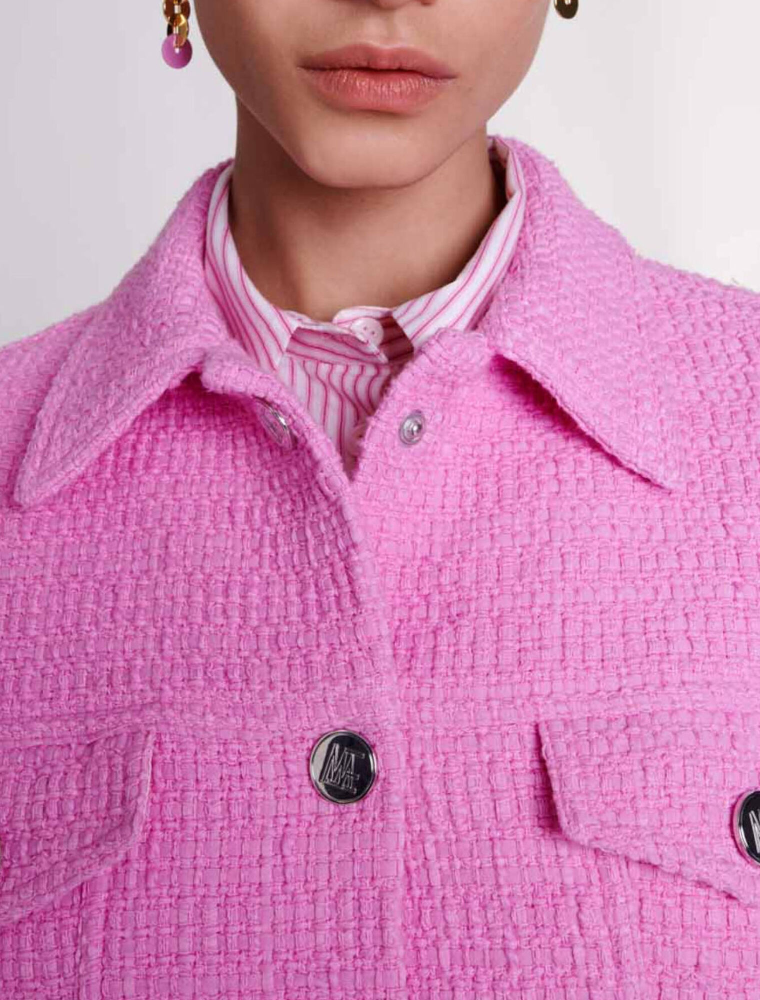 Chaqueta ajustada de tweed