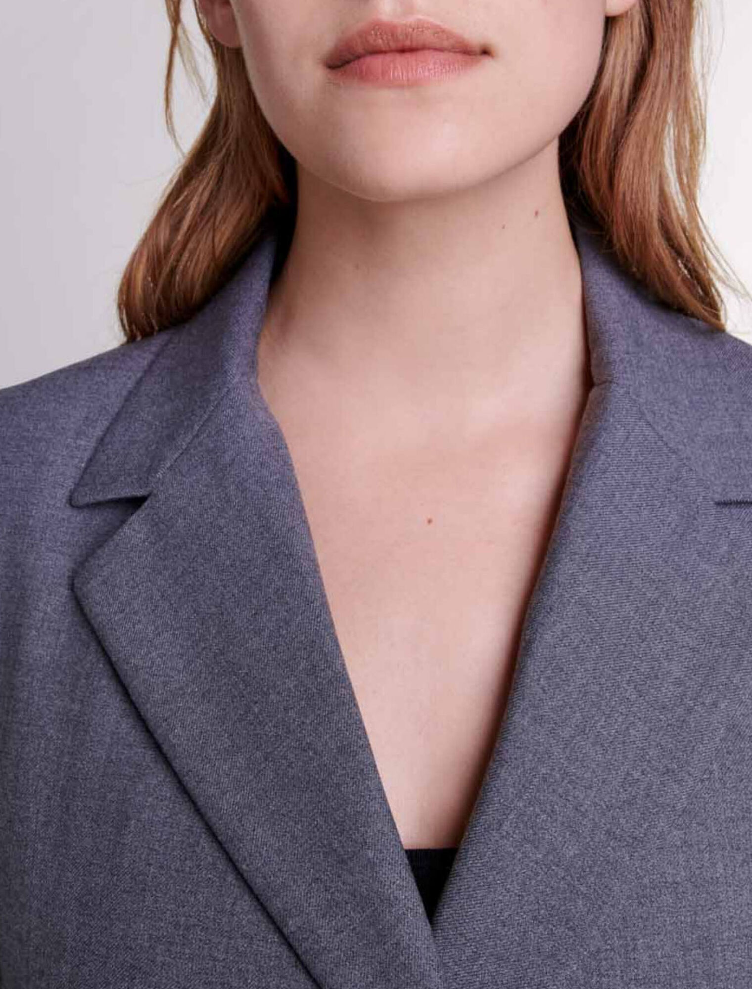 Chaqueta de traje con cinturón