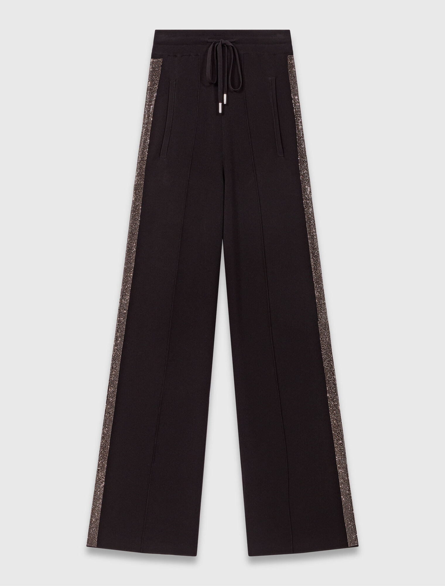 Pantalón con banda de strass