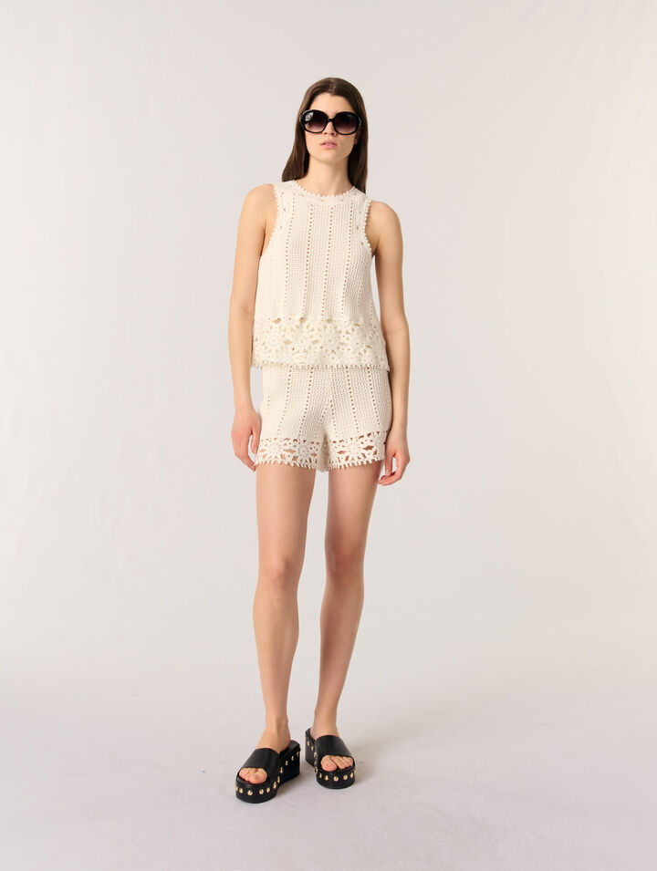 Short de ganchillo