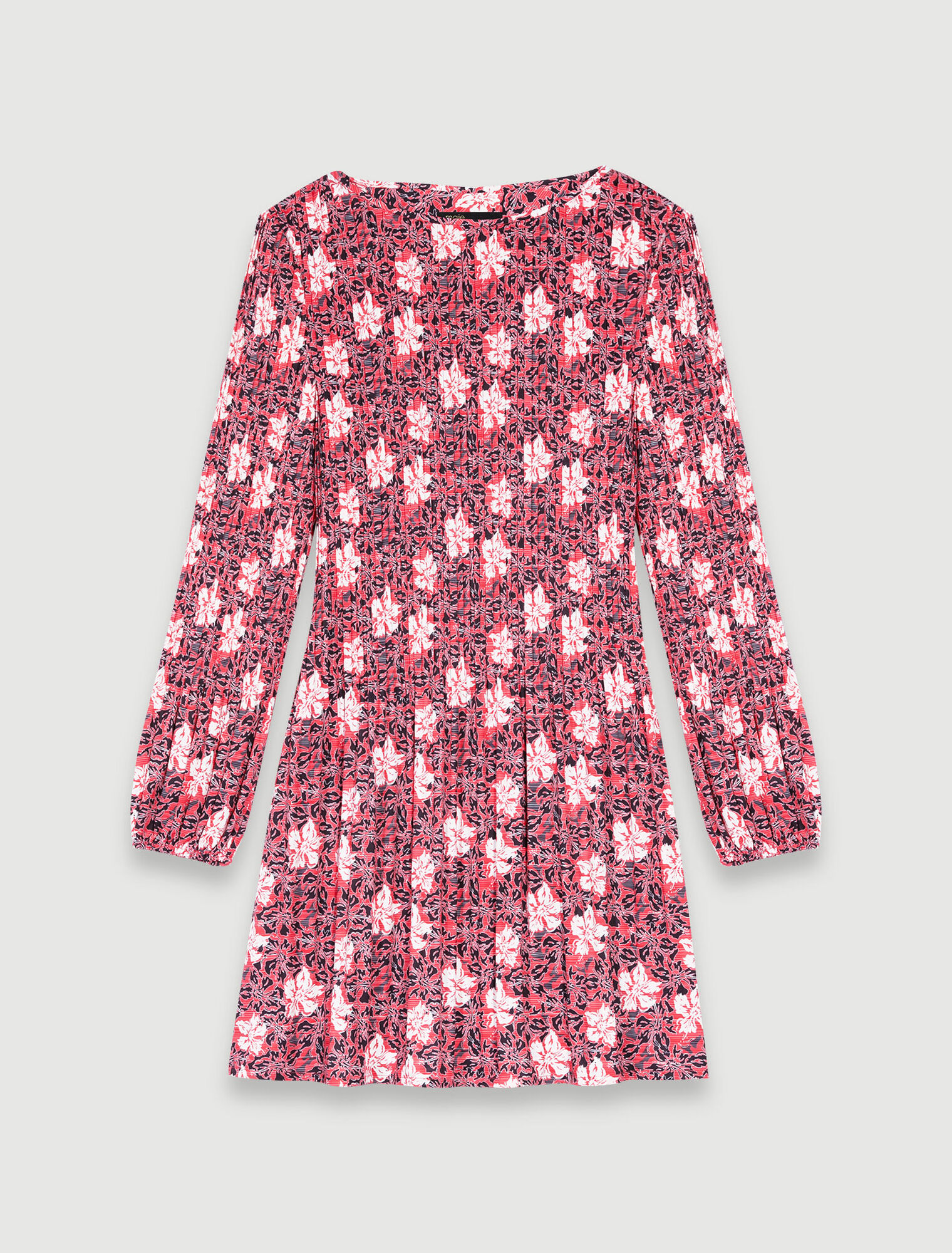 Vestido corto de flores