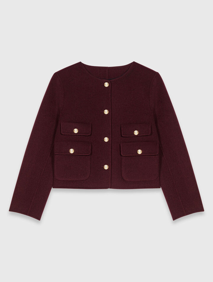 Chaqueta corta reversible