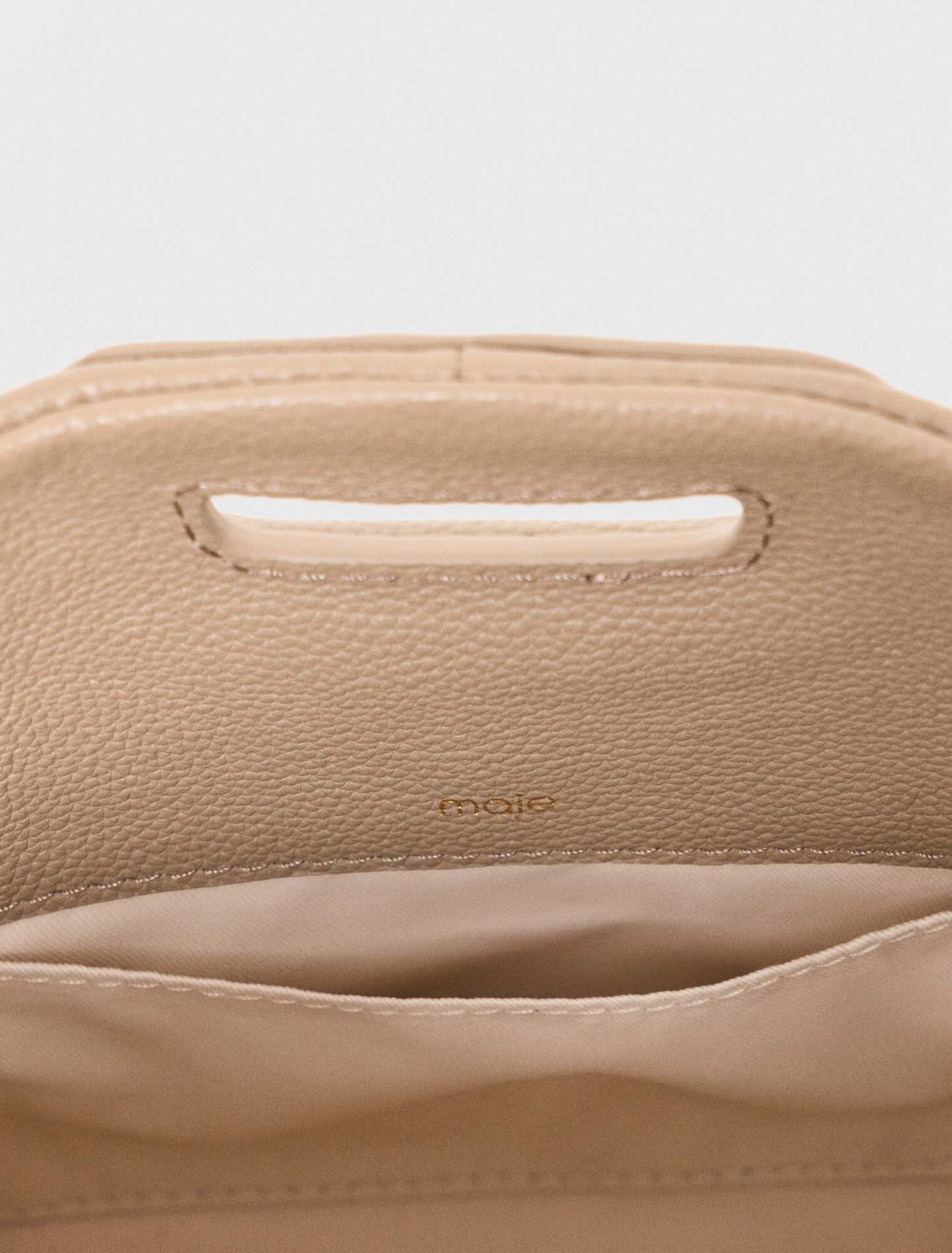 Bolso Miss M mini de piel granulada