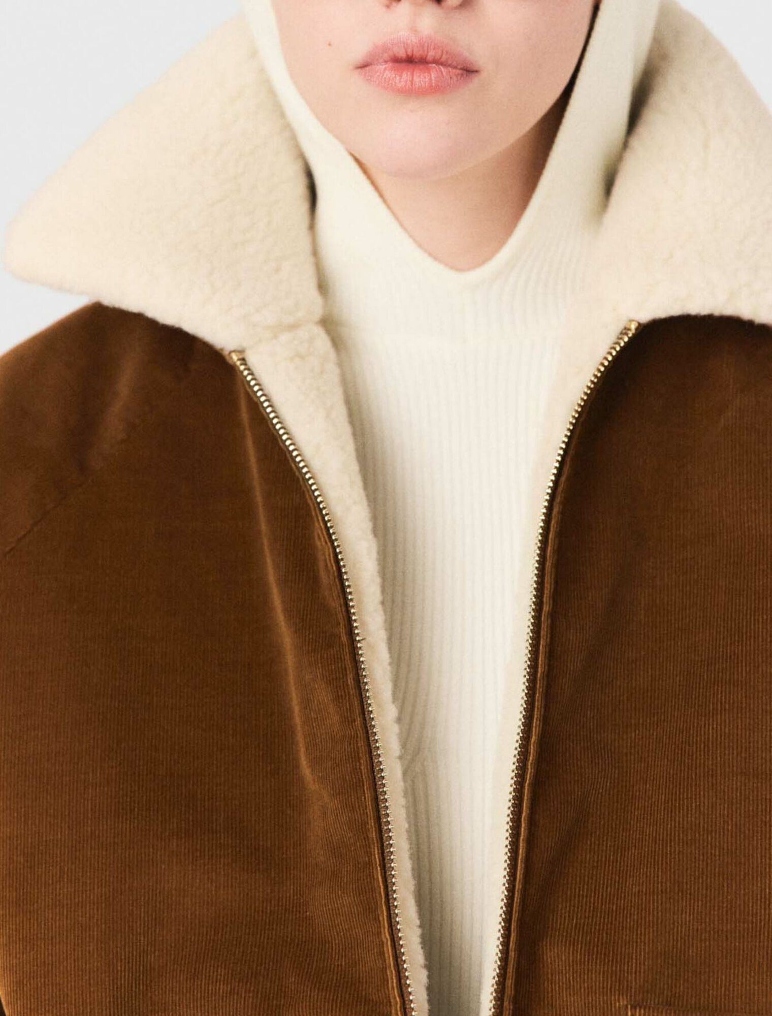 Chaqueta corta de pana