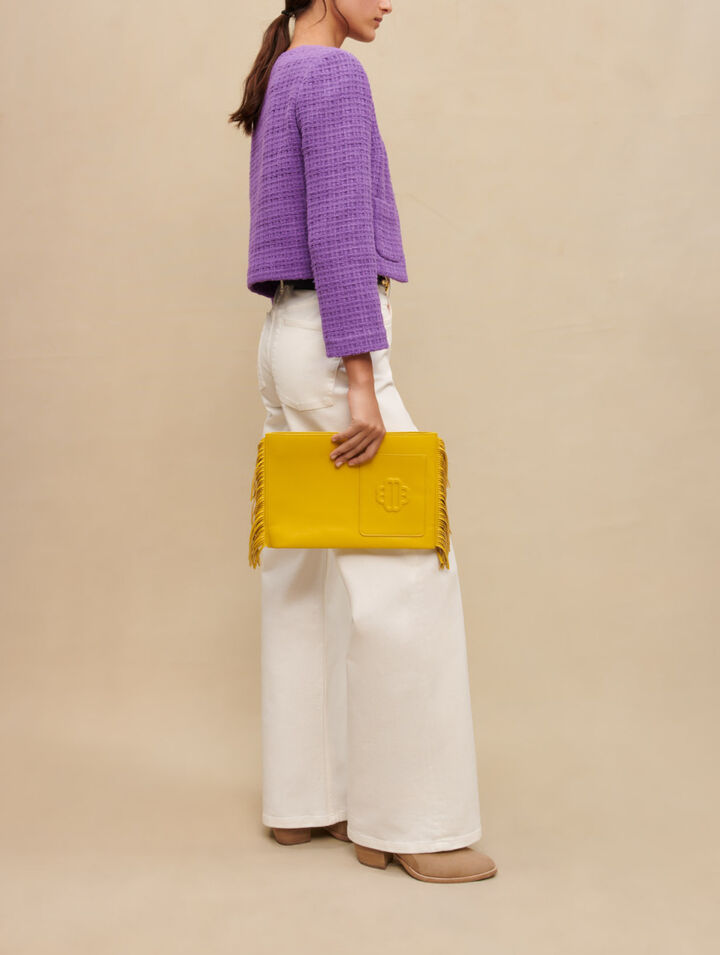 Chaqueta corta de tweed