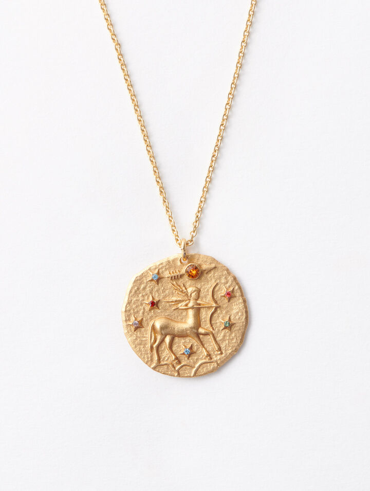Collar con signo del zodiaco