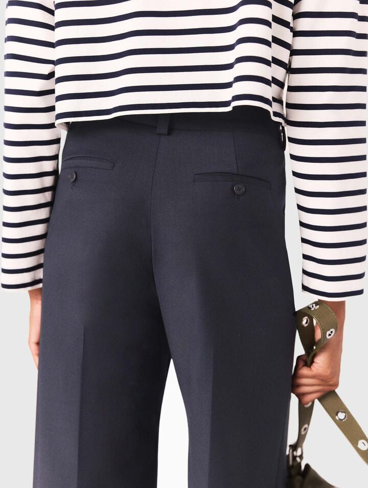 Pantalón sastre con detalles cadena