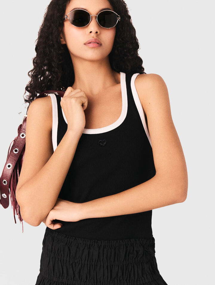 Camiseta de tirantes de canal&eacute;