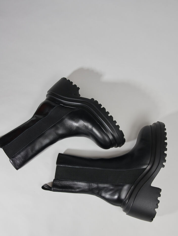 Botines de piel