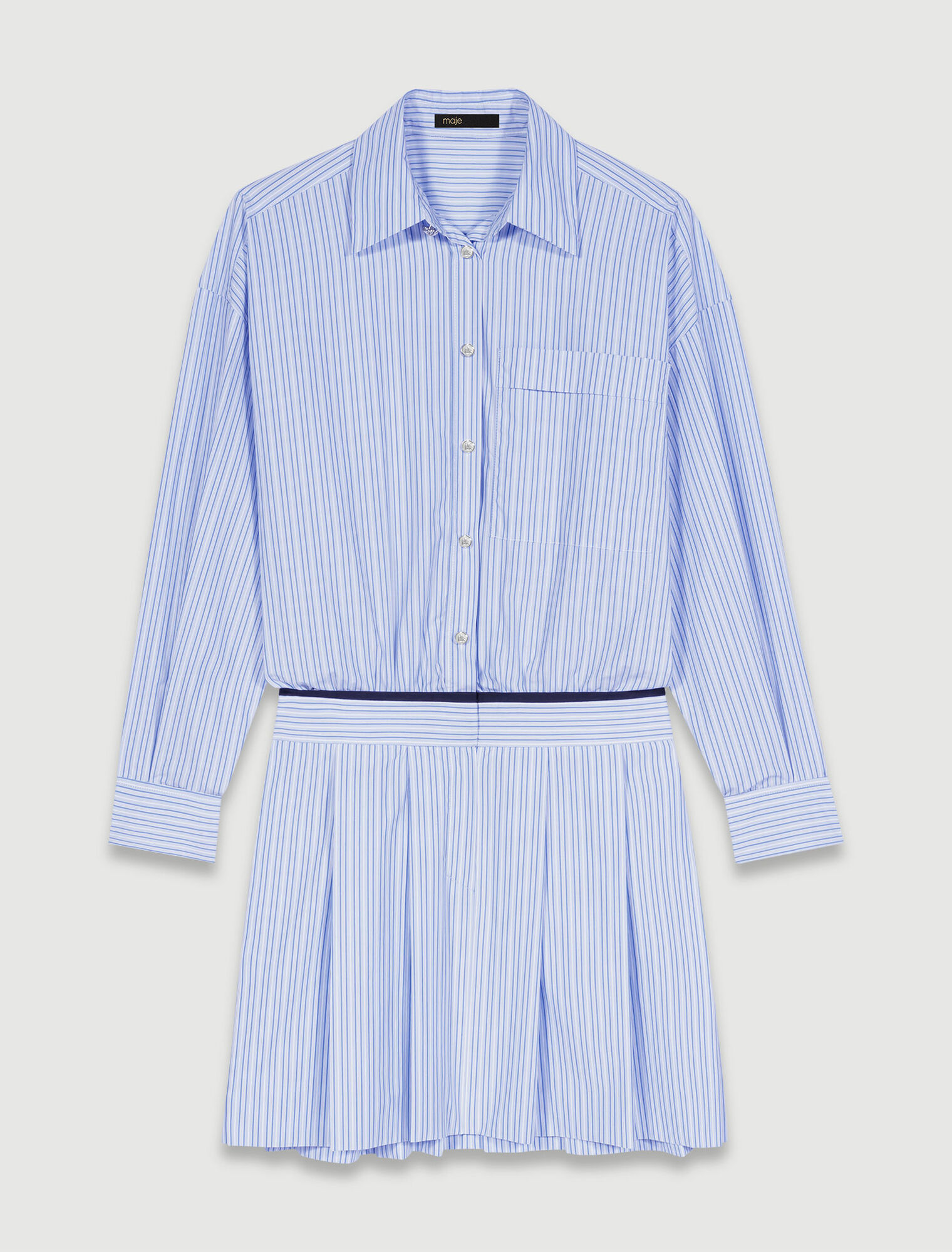 Vestido de camisa corto