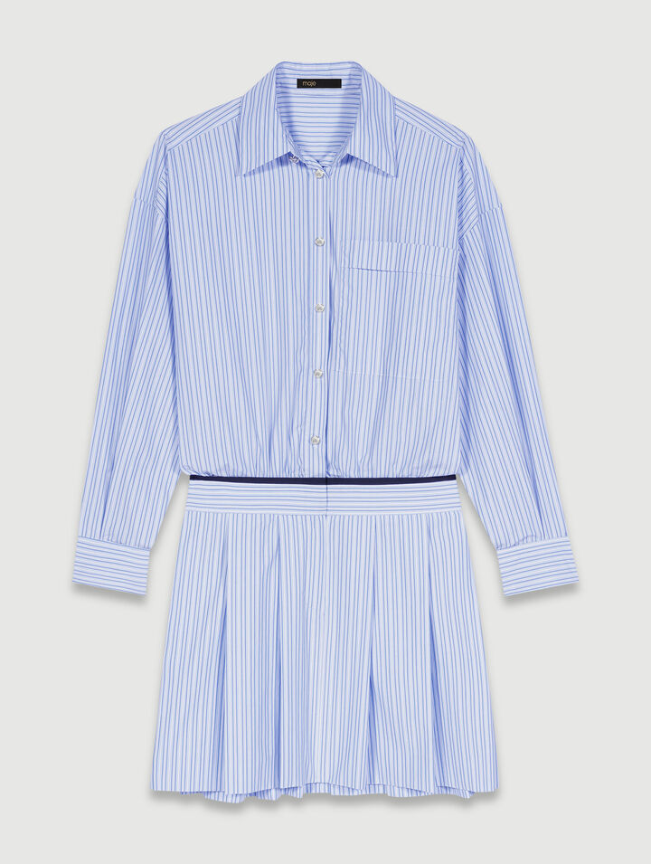 Vestido de camisa corto