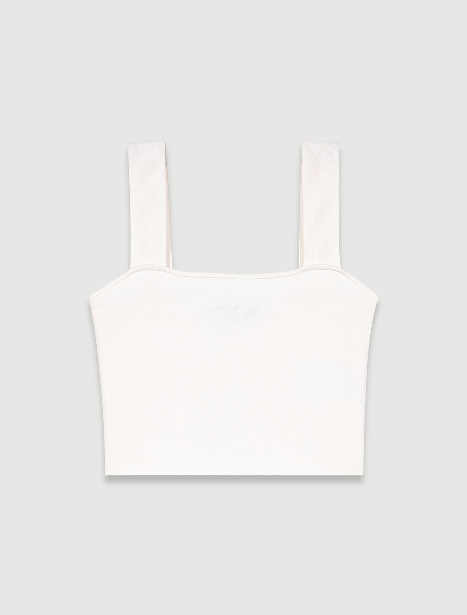 Crop top de punto