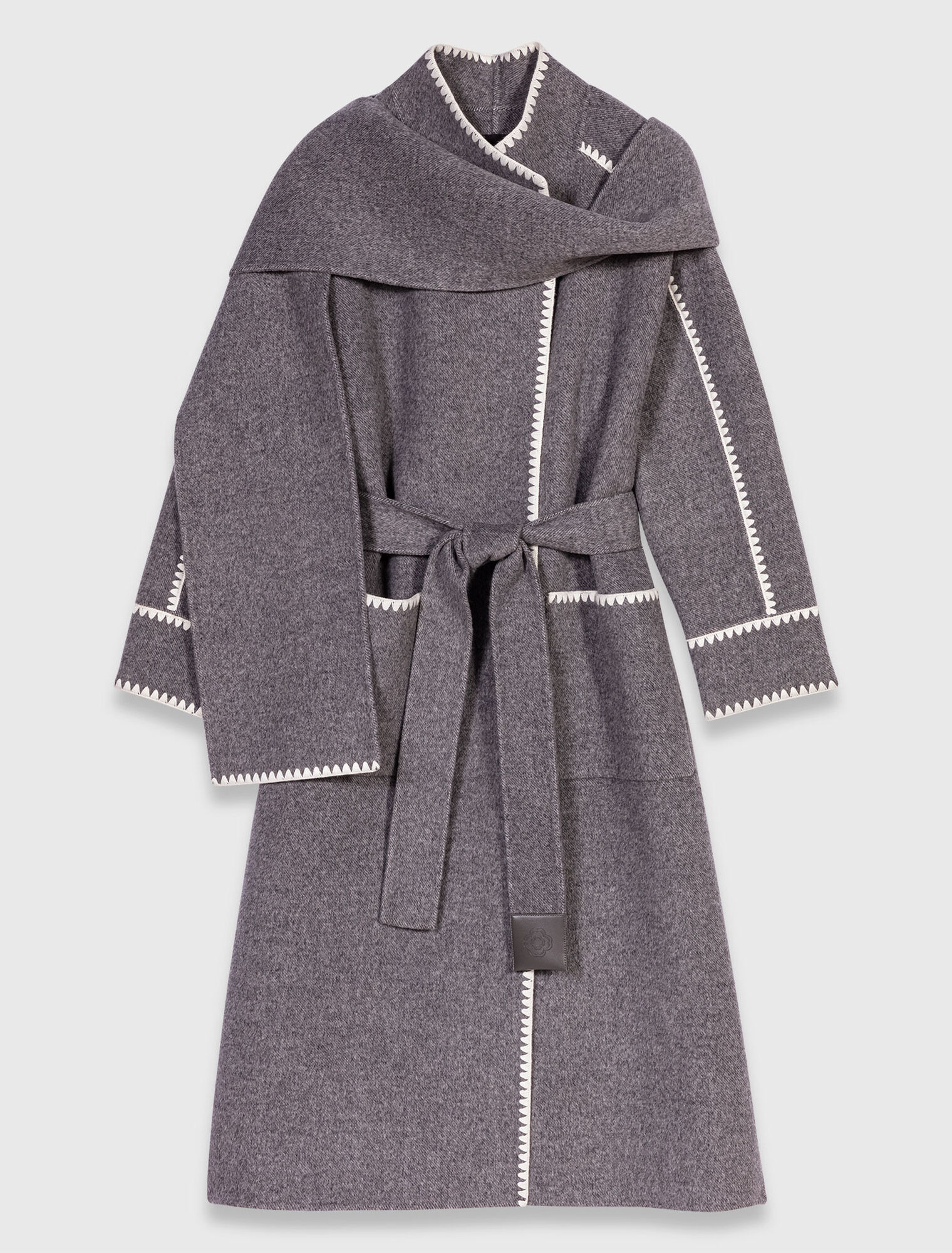 Abrigo largo reversible