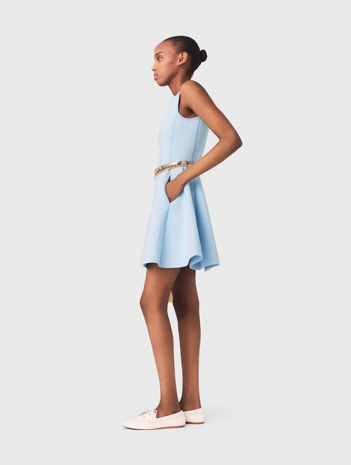 Robe patineuse avec n&oelig;uds bijoux